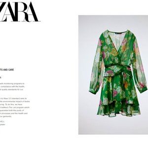 Zara Floral Print Dress